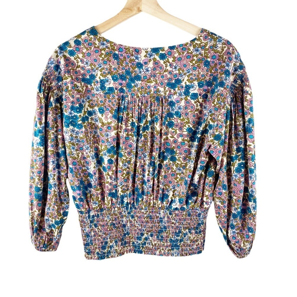 Anthropologie Maeve Odette Smocked
Floral Blouse S - Picture 6 of 10